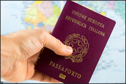 italian passport travel to canada