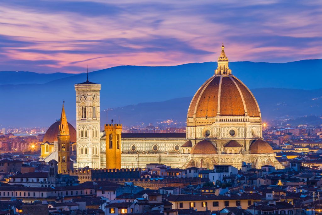 History of the Cathedral of Santa Maria del Fiore Duomo in Florence Italy