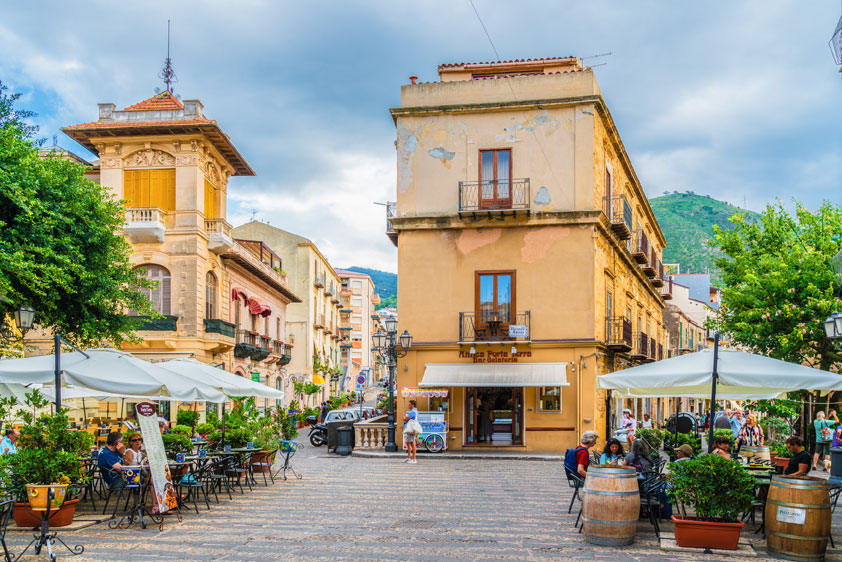 Cefalu historic quaint and charming village in Sicily