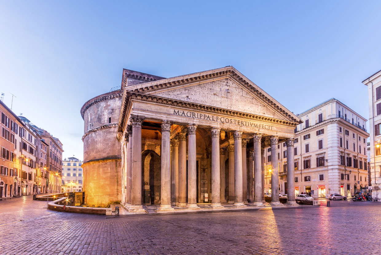 History of the Pantheon in Rome Italy