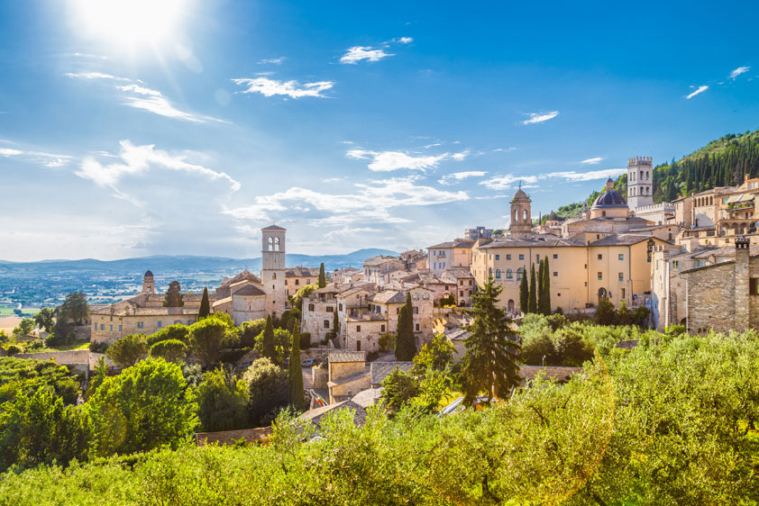 Perugia Italy historic town in Umbria