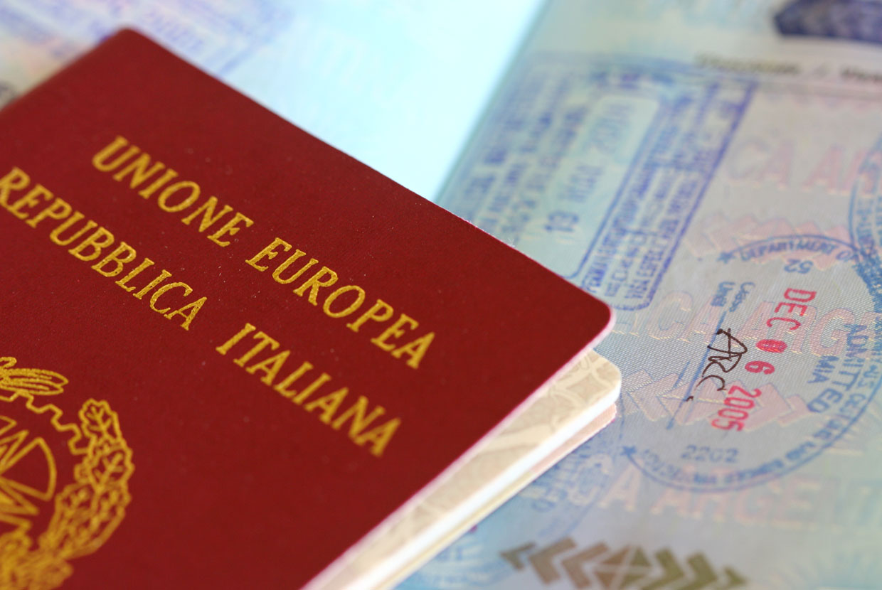 italian travel document